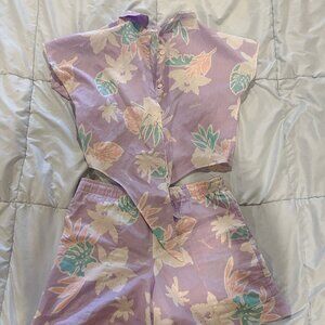 Vintage Hawaiian Short Set